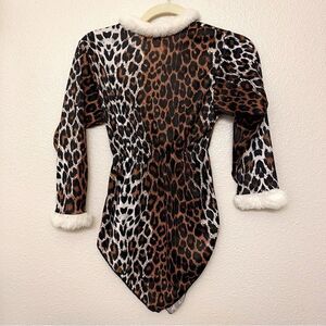 Girls Leopard Print Cavegirl flintstones Halloween Costume Dress medium 8/10